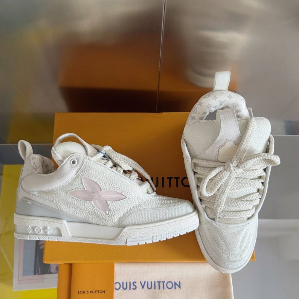 LV Skate Sneaker White & Pink