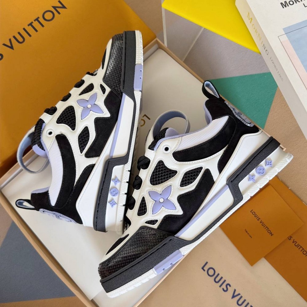 LV Skate Sneaker Black & Violet