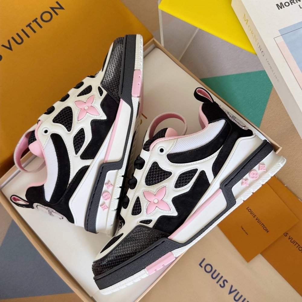 LV Skate Sneaker Black & Pink LV Skate Sneaker Black & Pink