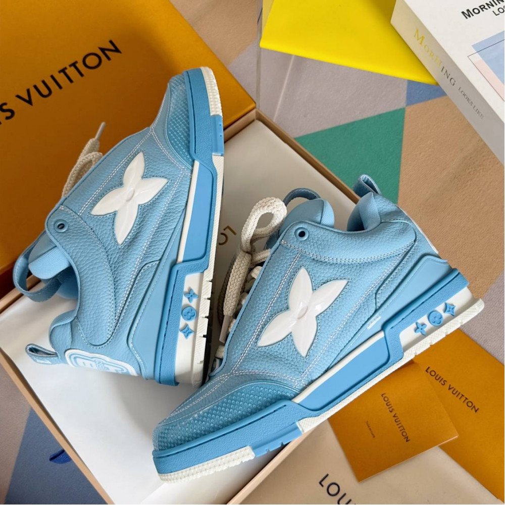 LV Skate Sneaker Blue&White stars LV Skate Sneaker Blue&White stars