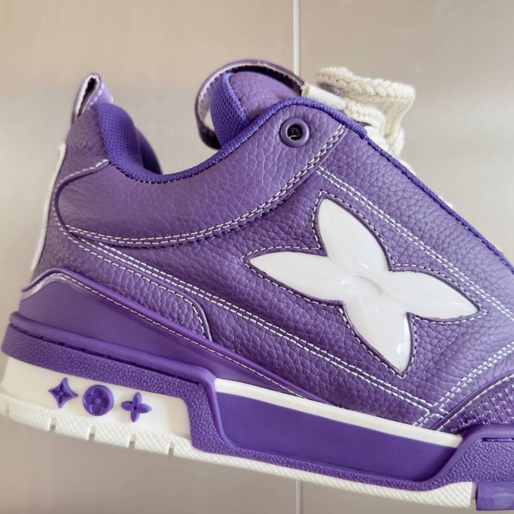 LV Skate Sneaker Purple&White Stars