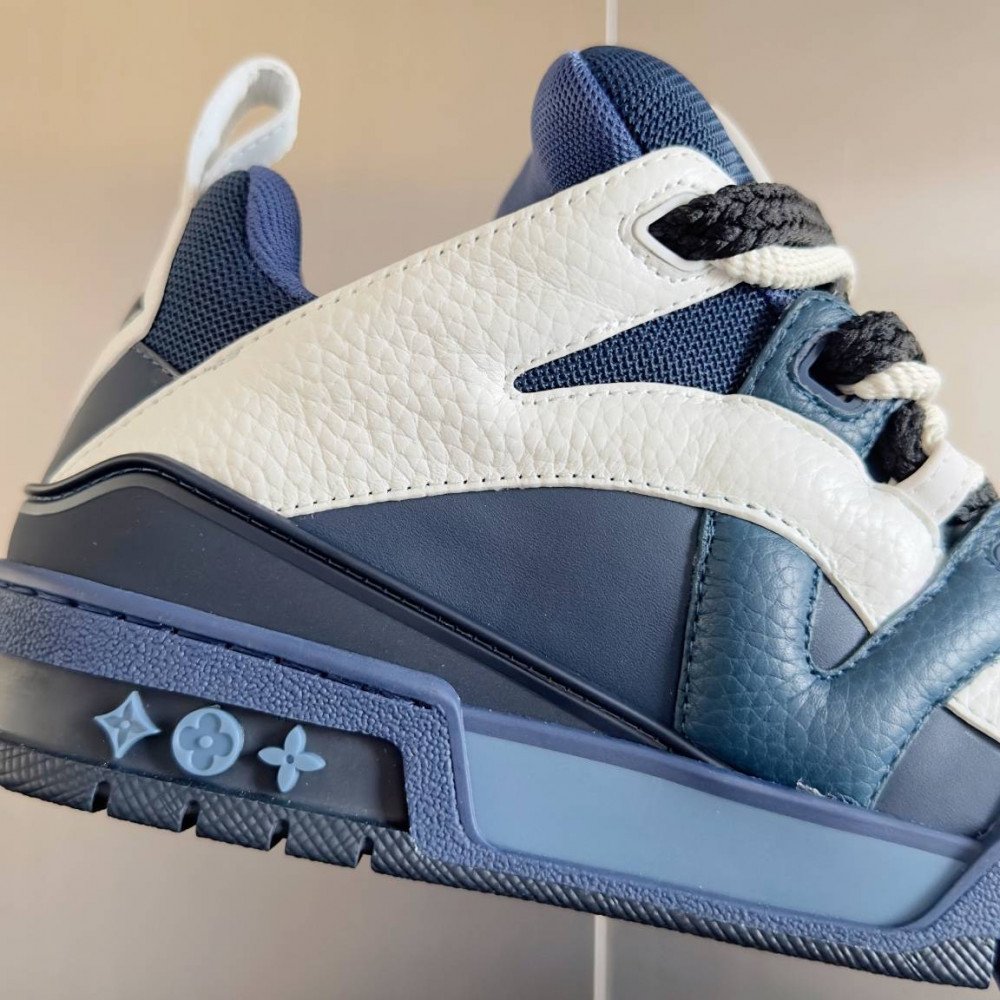LV Skate Sneaker White & Blue LV Skate Sneaker White & Blue
