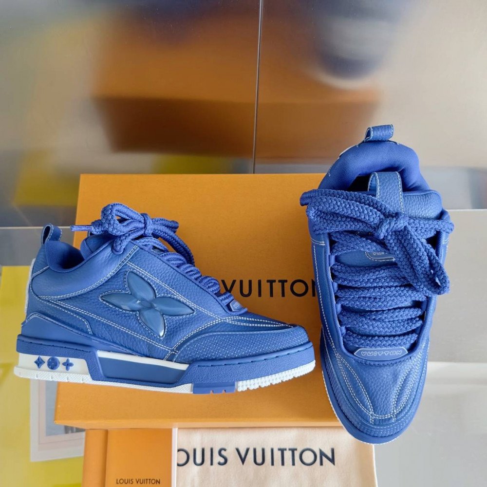 LV Skate Sneaker Blue & Blue Stars LV Skate Sneaker Blue & Blue Stars