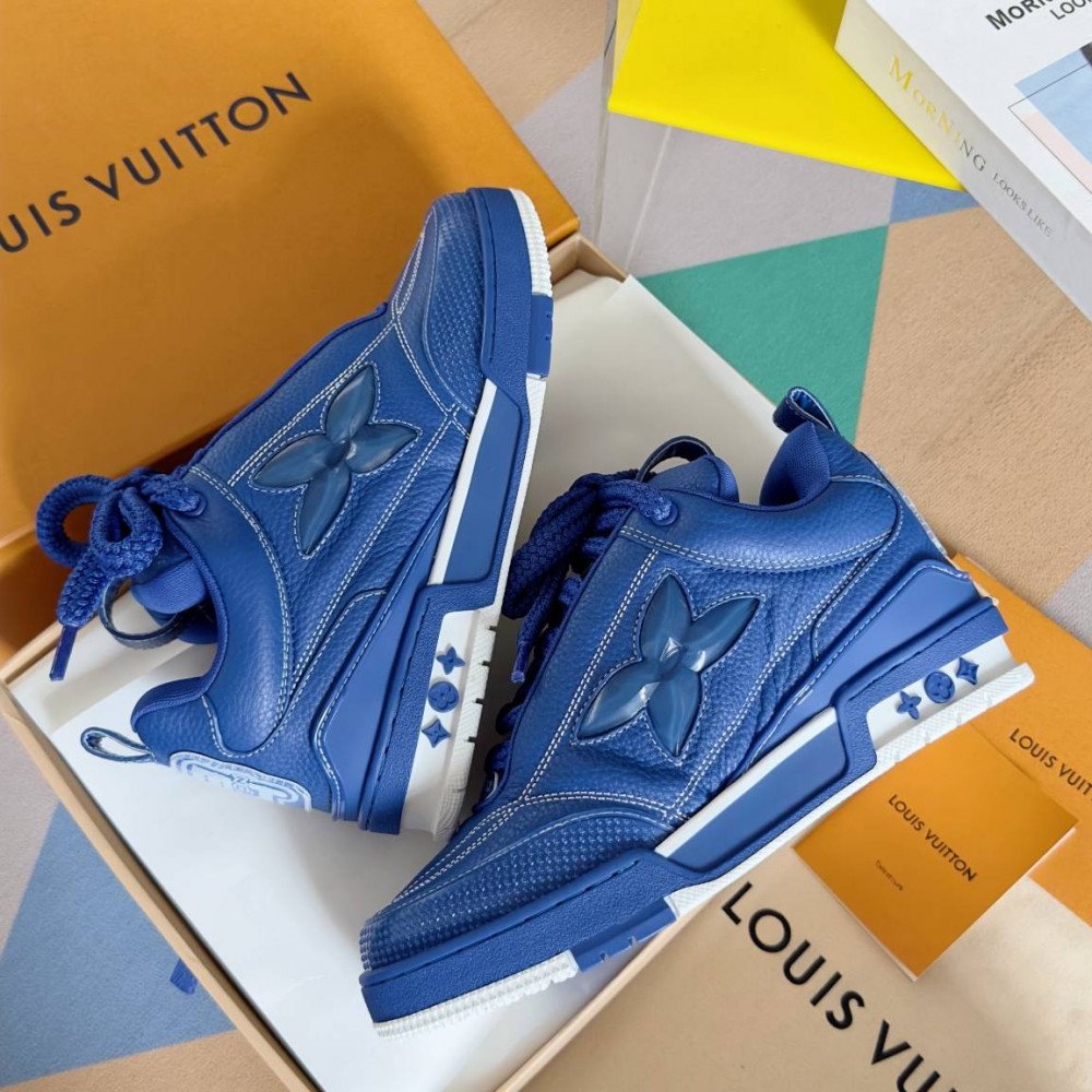 LV Skate Sneaker Blue & Blue Stars LV Skate Sneaker Blue & Blue Stars
