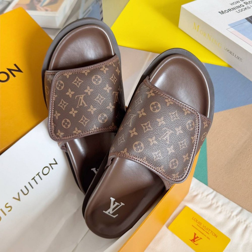 LV Miami Velcro slippers-4