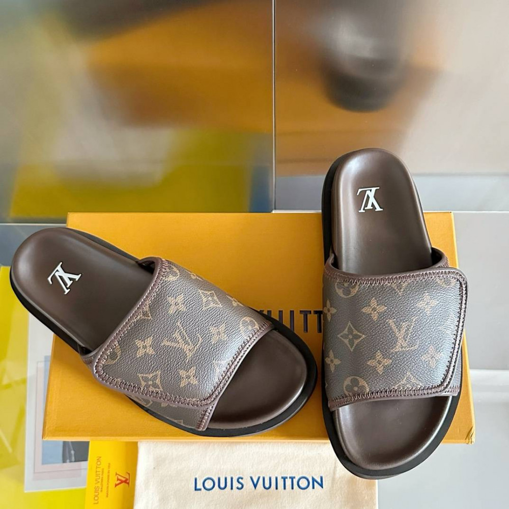 LV Miami Velcro slippers-7 LV Miami Velcro slippers-7