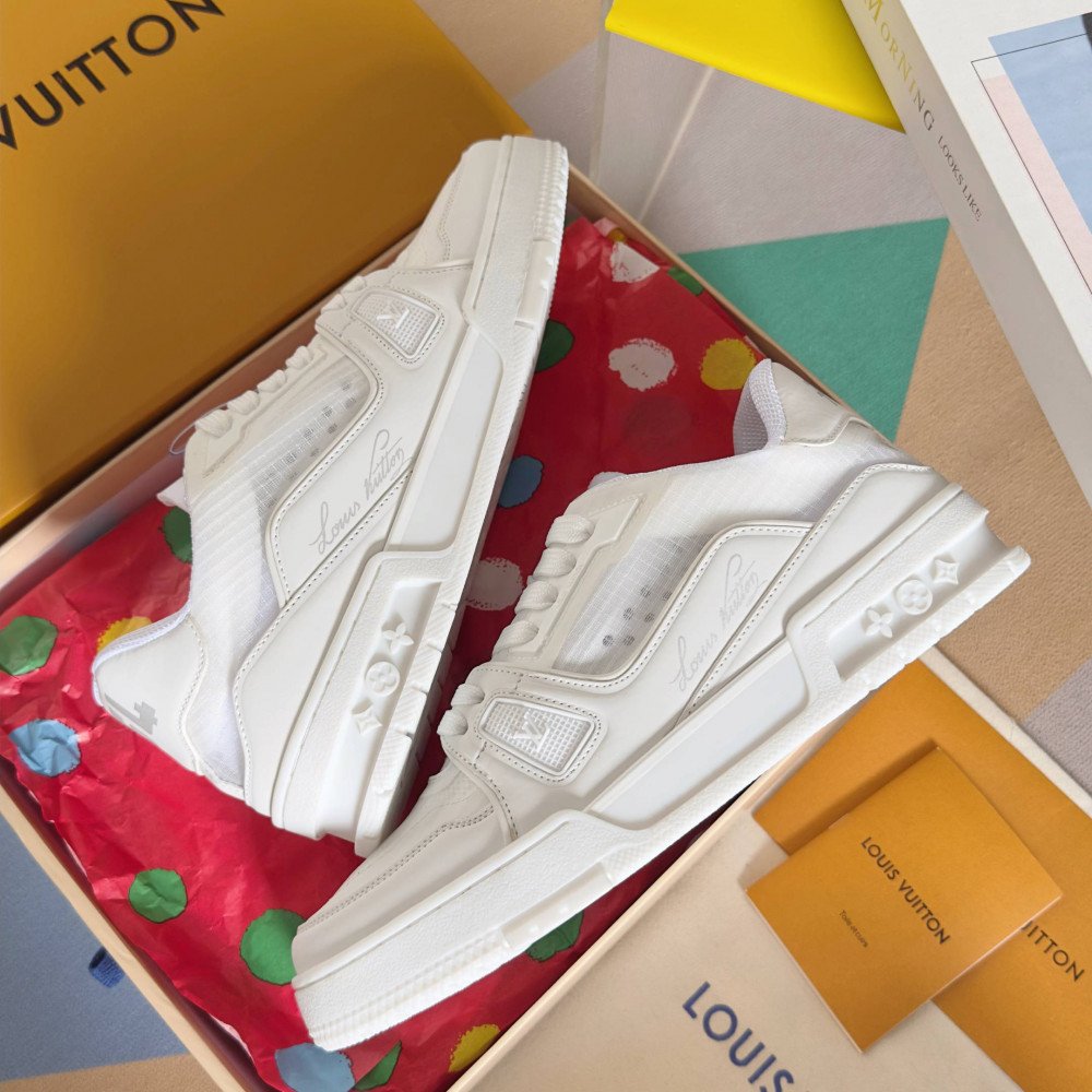 LV Trainer Sneaker Diamond Green-022