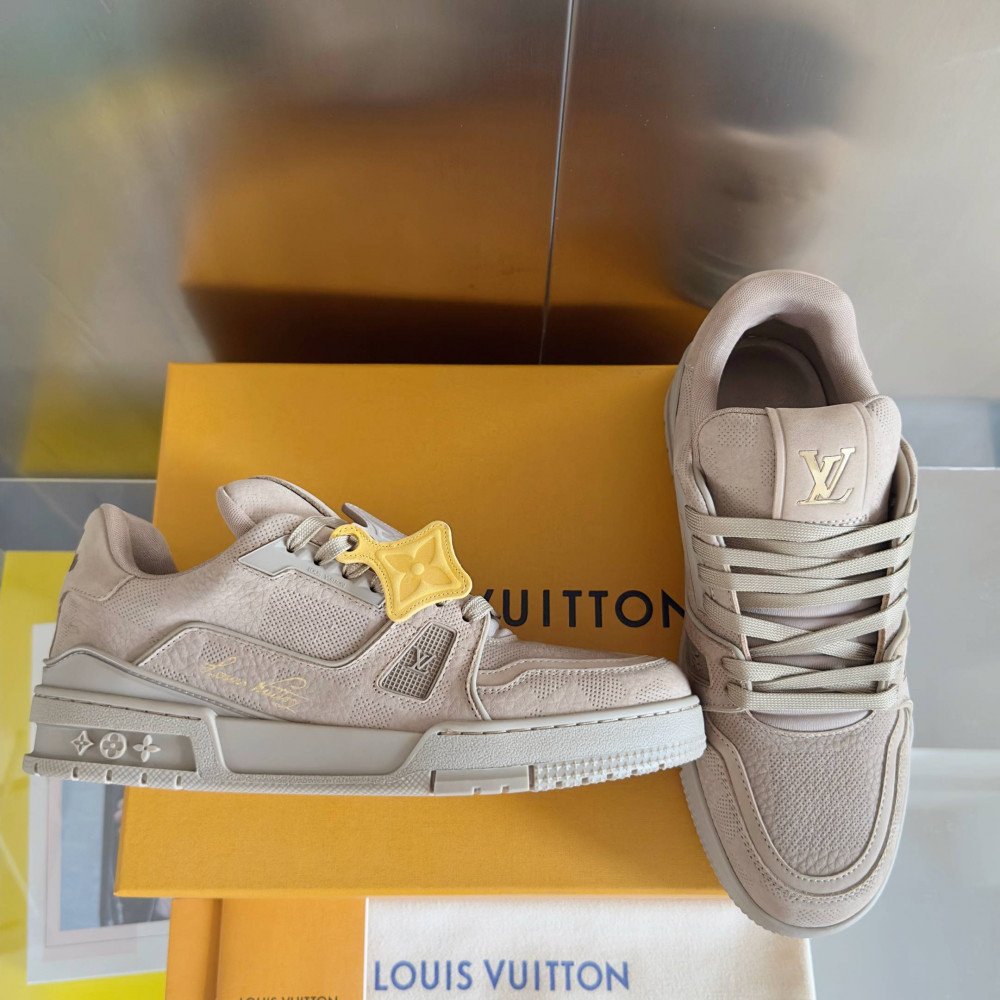 LV Trainer Sneaker Desert Yellow-027