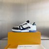 LV Trainer Sneaker Black/White and Bule-032