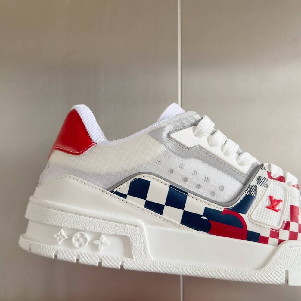 LV Trainer Sneaker White-035