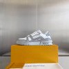 LV Trainer Sneaker White and Gray-036