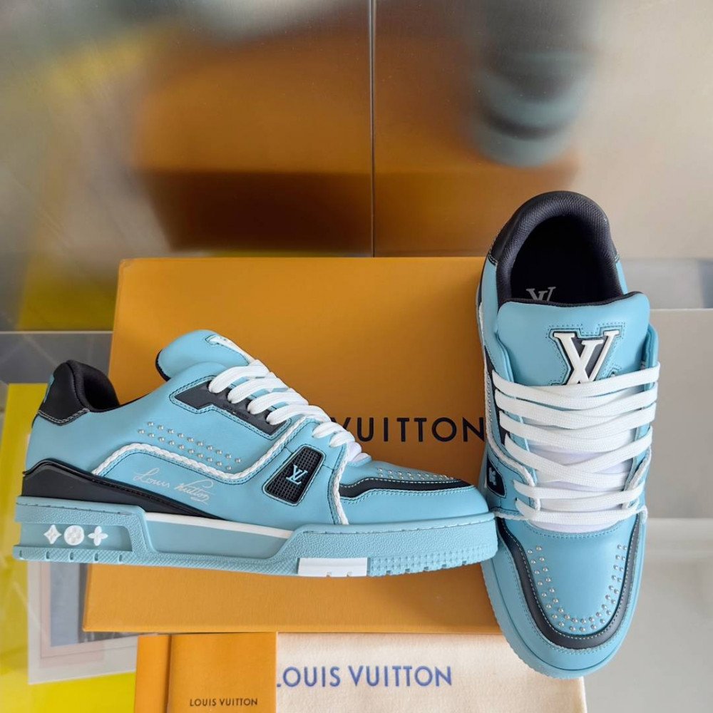 LV Trainer Sneaker Blue-041