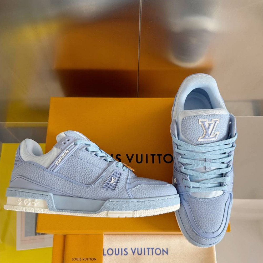 LV Trainer Sneaker Blue-052