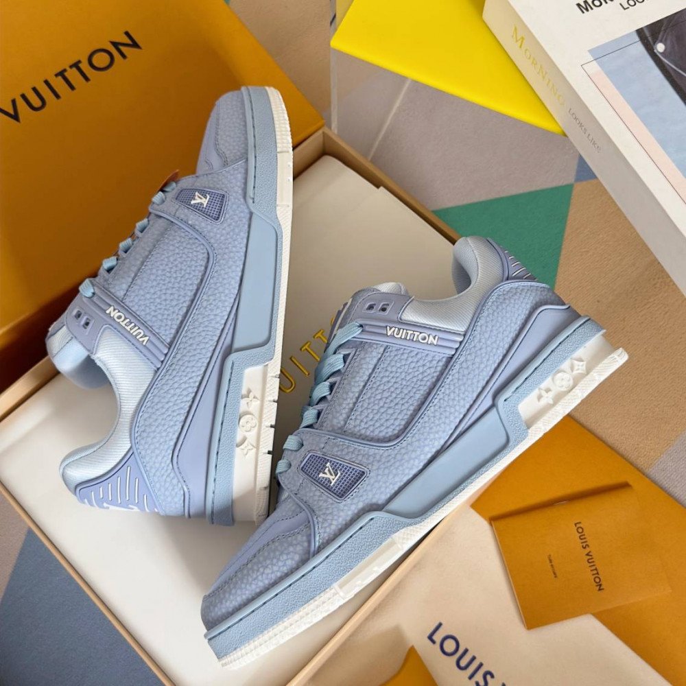 LV Trainer Sneaker Blue-052