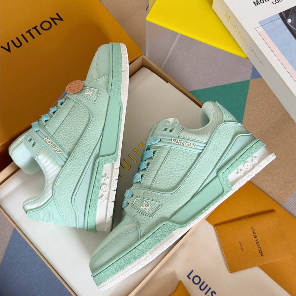 LV Trainer Sneaker Green-053
