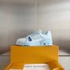 LV Trainer Sneaker Blue and White-054