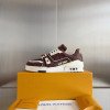 LV Trainer Sneaker Brown Print-055