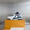 LV Trainer Sneaker Dark Blue and White-066