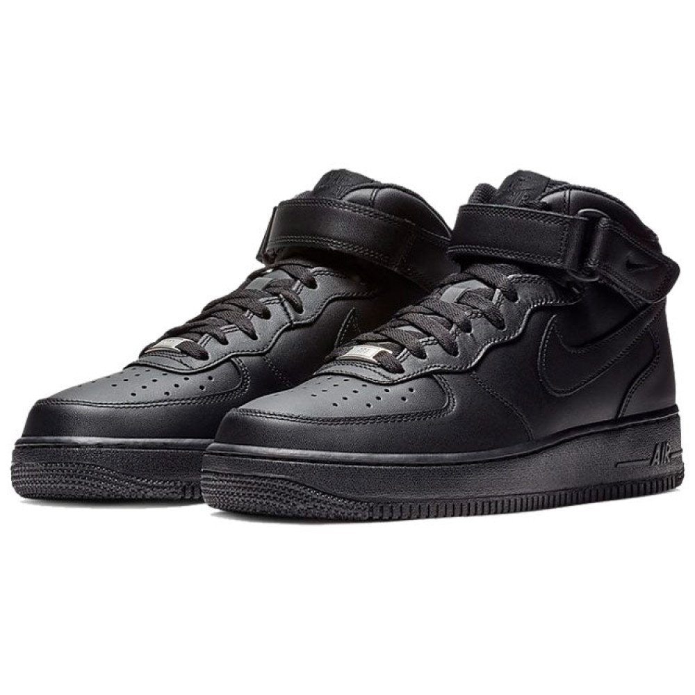 Nike Air Force 1 Mid  07  Triple Black 2016  315123-001