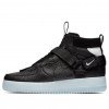 Nike Air Force 1 Mid Utility  Black Half Blue  AQ9758-001
