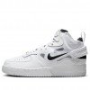 Nike Air Force 1 Mid React  40th Anniversary   White Black  DQ7668-100