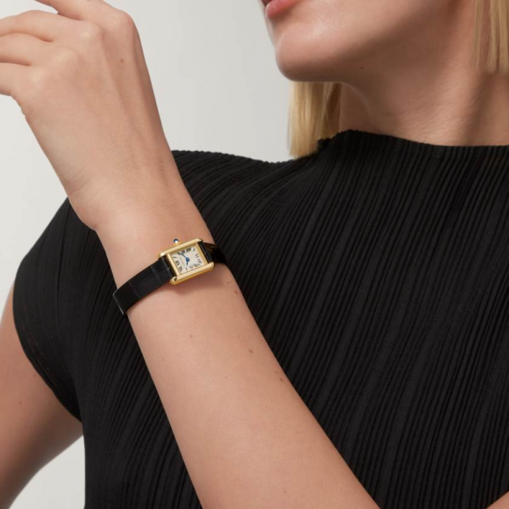 Cartier Tank Louis Cartier Watch Mini 18K Gold Quartz Cartier Tank Louis Cartier Watch Mini 18K Gold Quartz