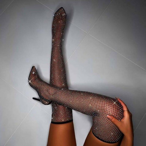 Courtois Velvet Heels