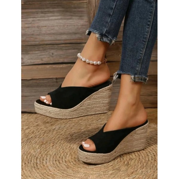 Pale Abstract Sandals