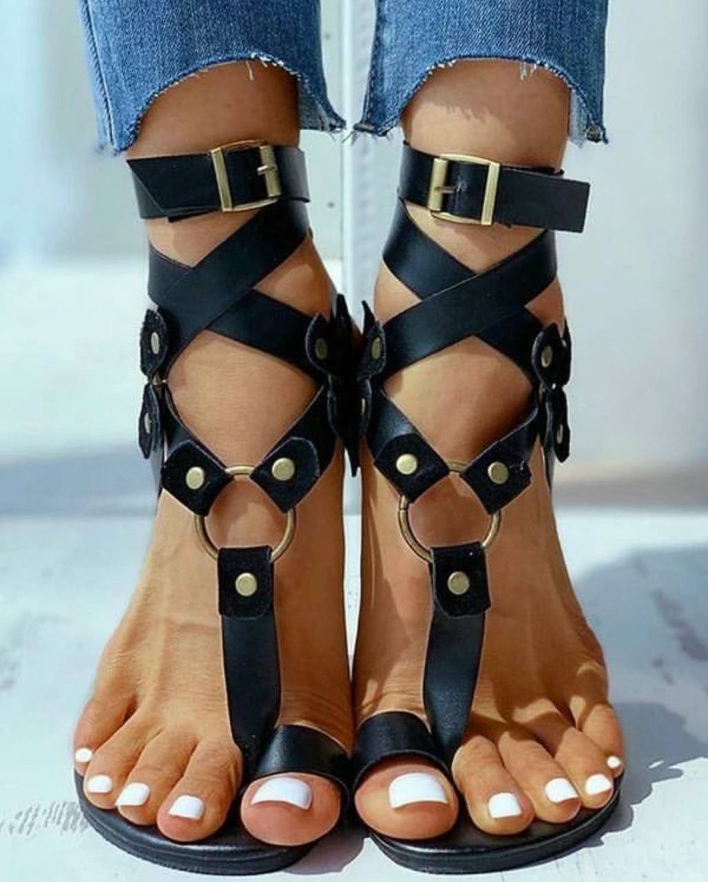 Ghostly Jasper Sandals