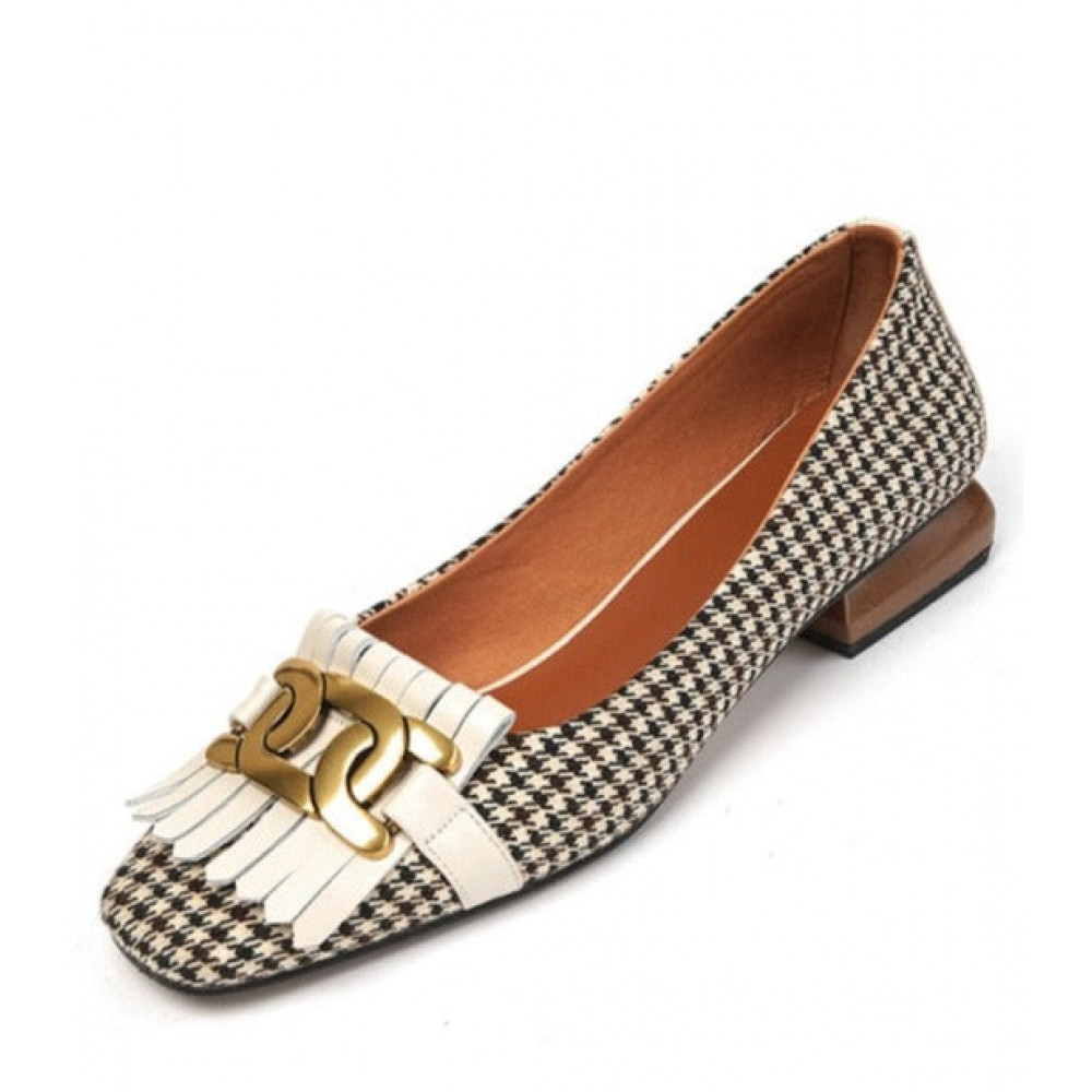 Muse Check Loafers