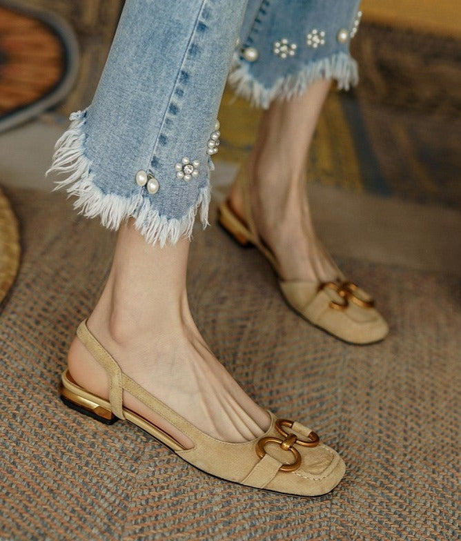 Drop Contrast Sandals