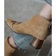 Modest Diamond Zipper Ankle Boots