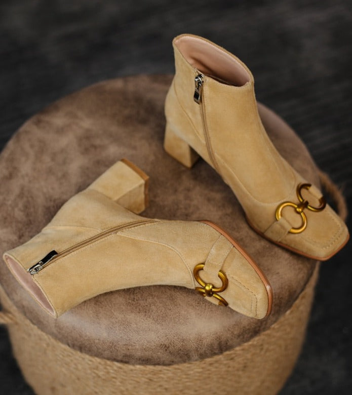 Brisa Globe Ankle Boots