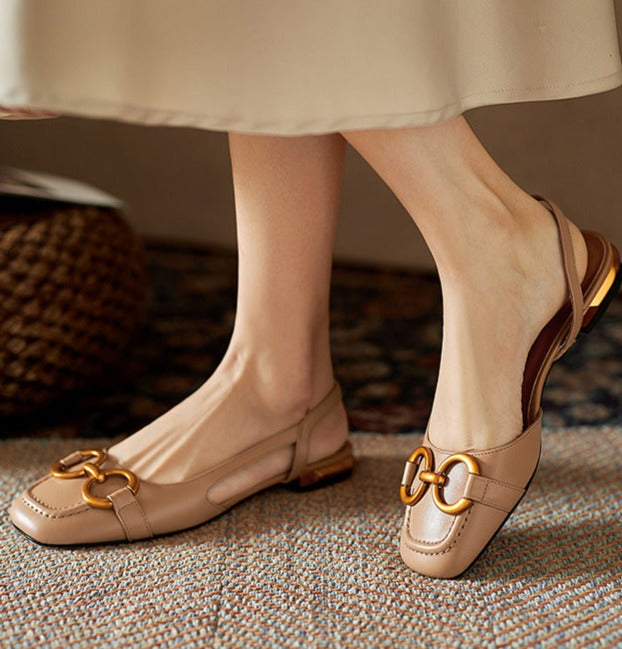 Drop Contrast Sandals