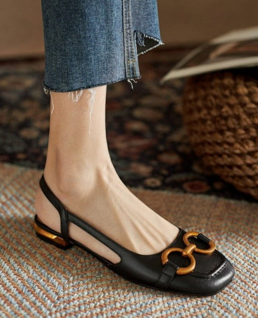 Drop Contrast Sandals