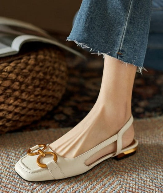 Drop Contrast Sandals