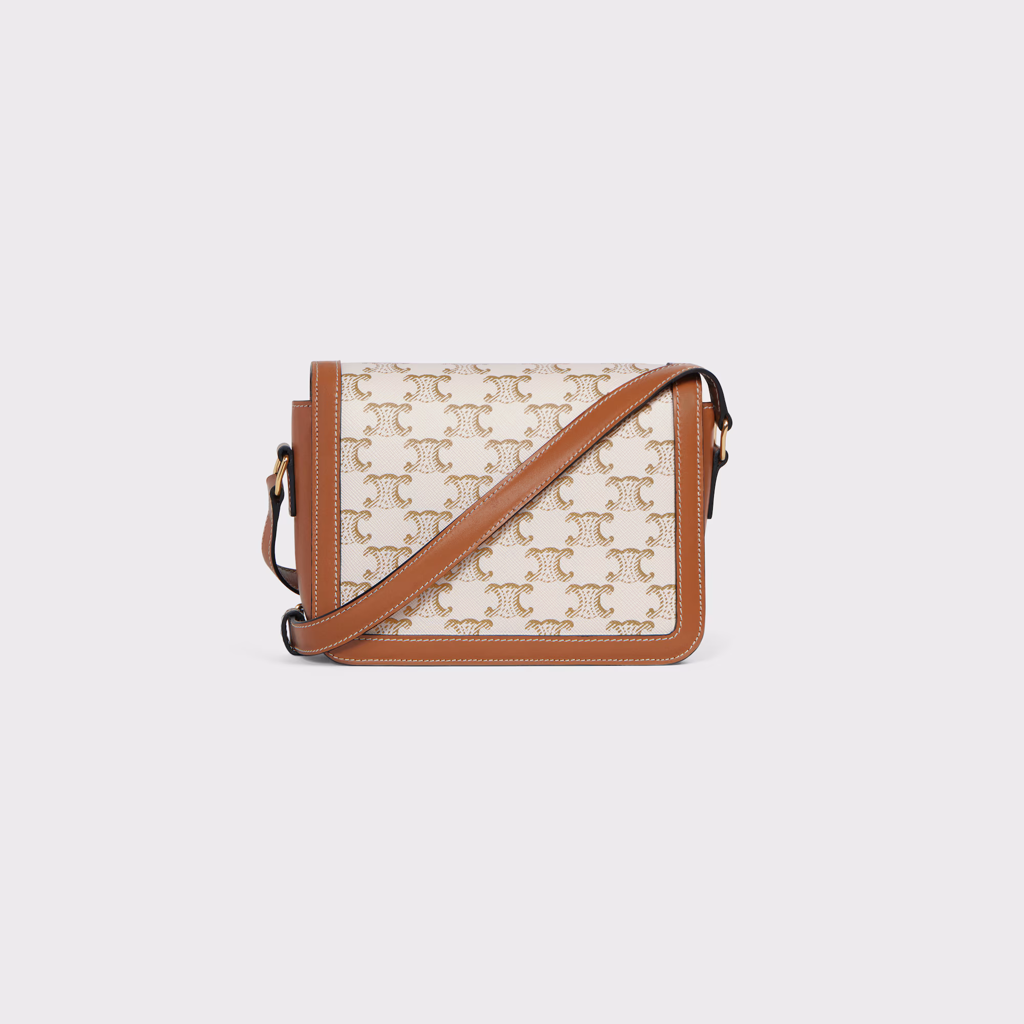 Teen Triomphe Bag In Triomphe Canvas And Calfskin Teen Triomphe Bag In Triomphe Canvas And Calfskin
