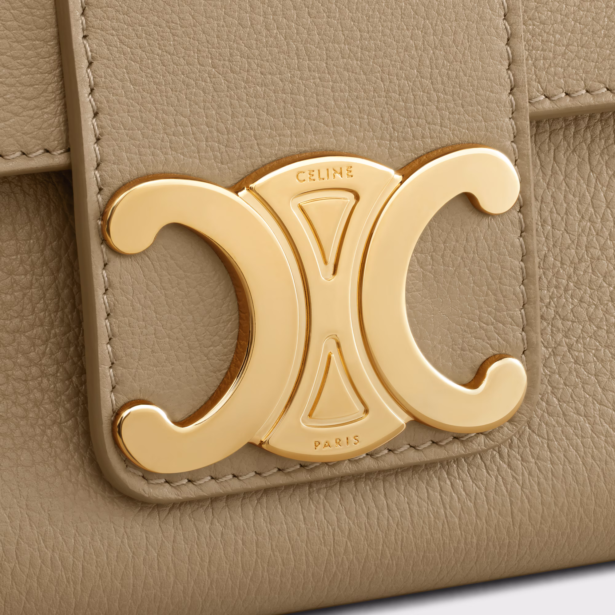 Medium Celine Victoire Bag In Supple Grained Calfskin
