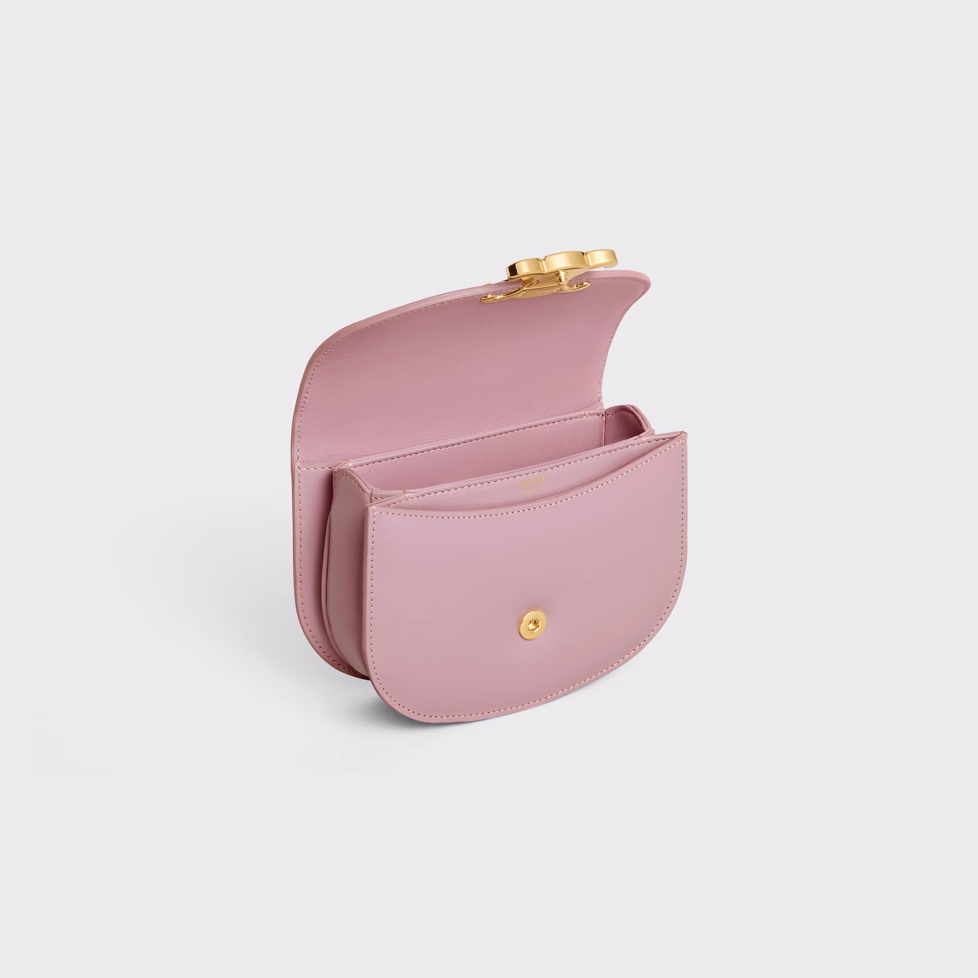 Mini Besace Clea In Shiny Calfskin