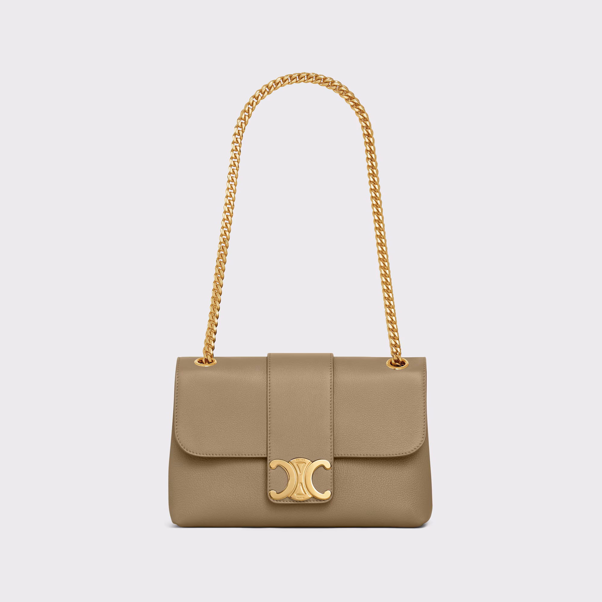 Medium Celine Victoire Bag In Supple Grained Calfskin