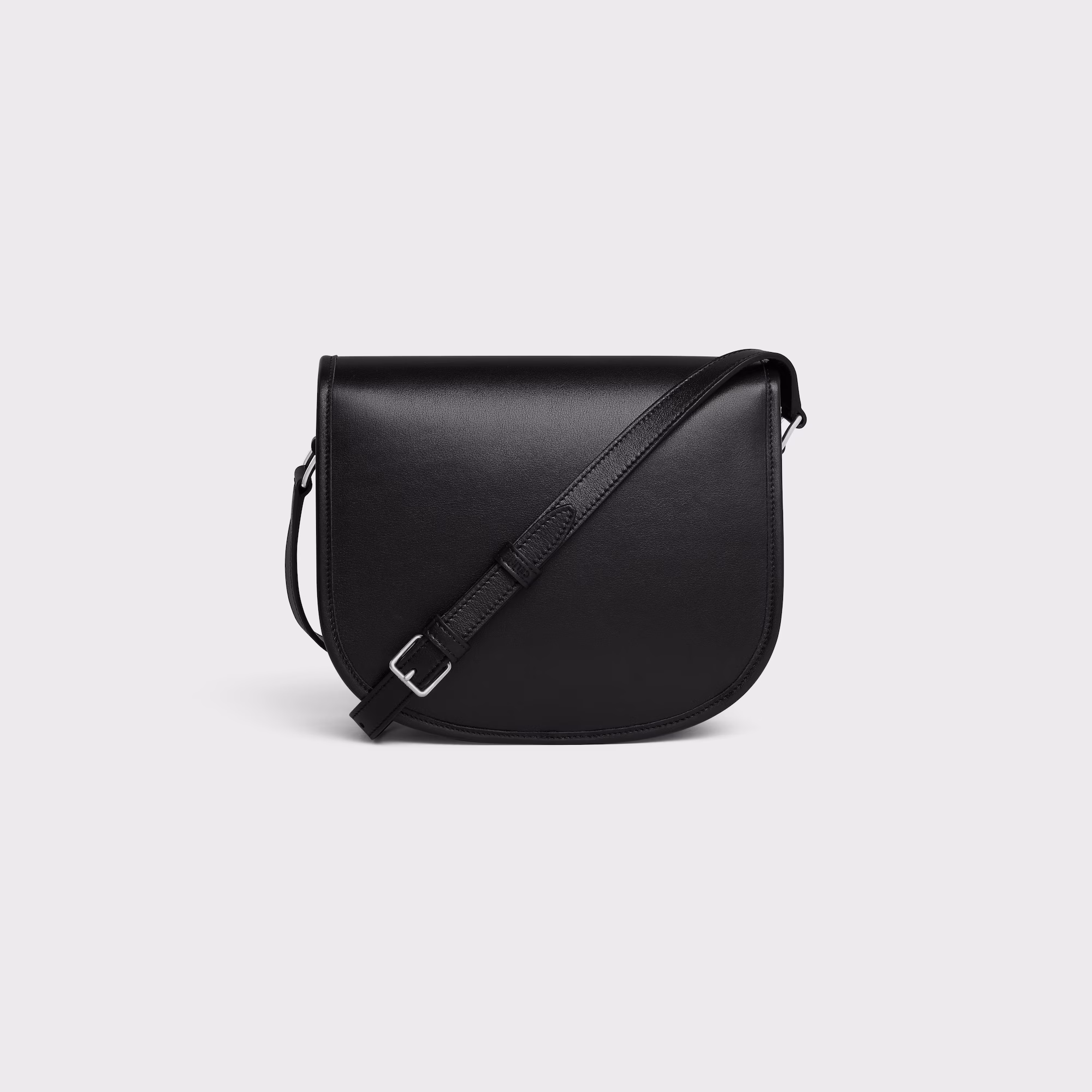 Medium Besace Triomphe In Supple Natural Calfskin