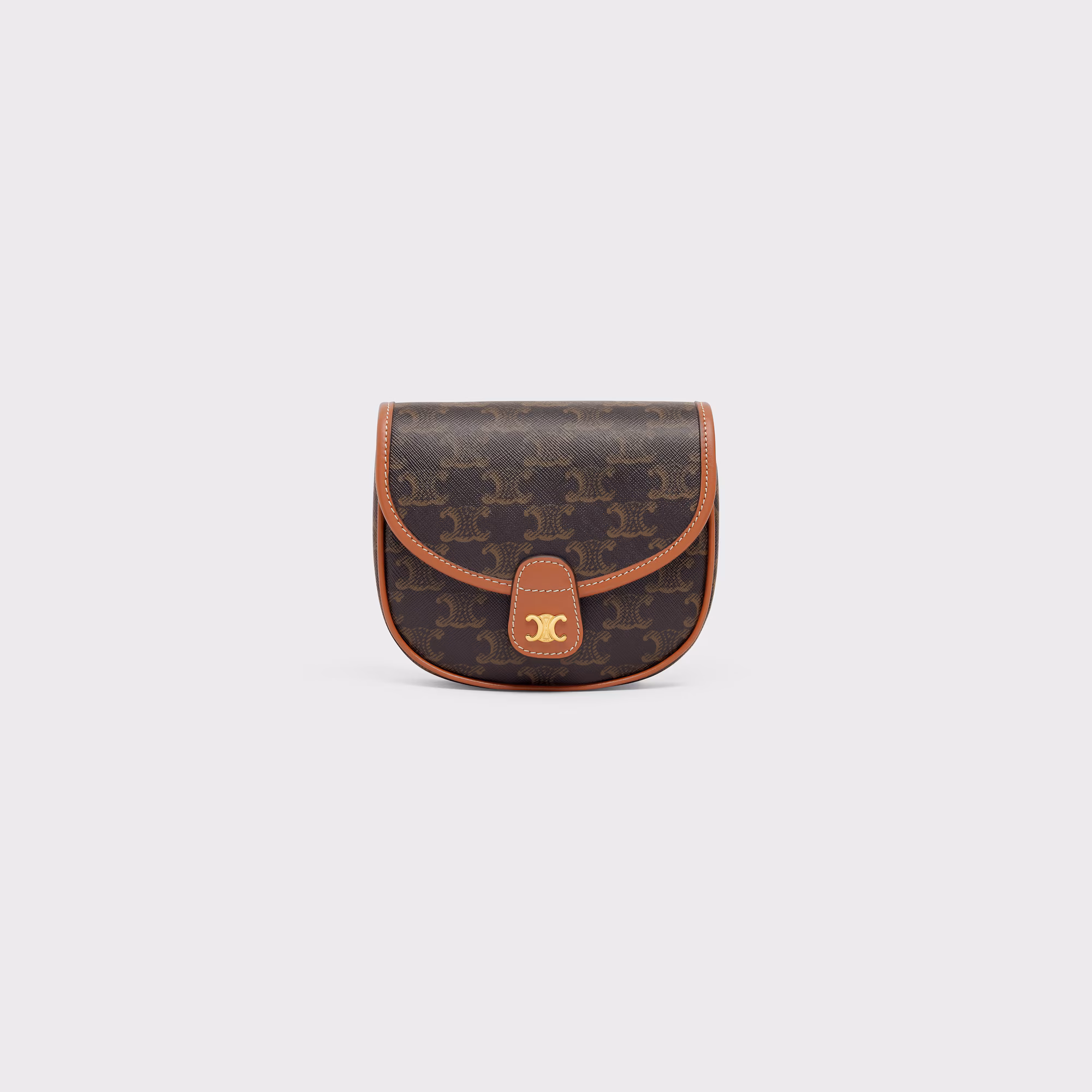 Mini Besace In Triomphe Canvas And Calfskin
