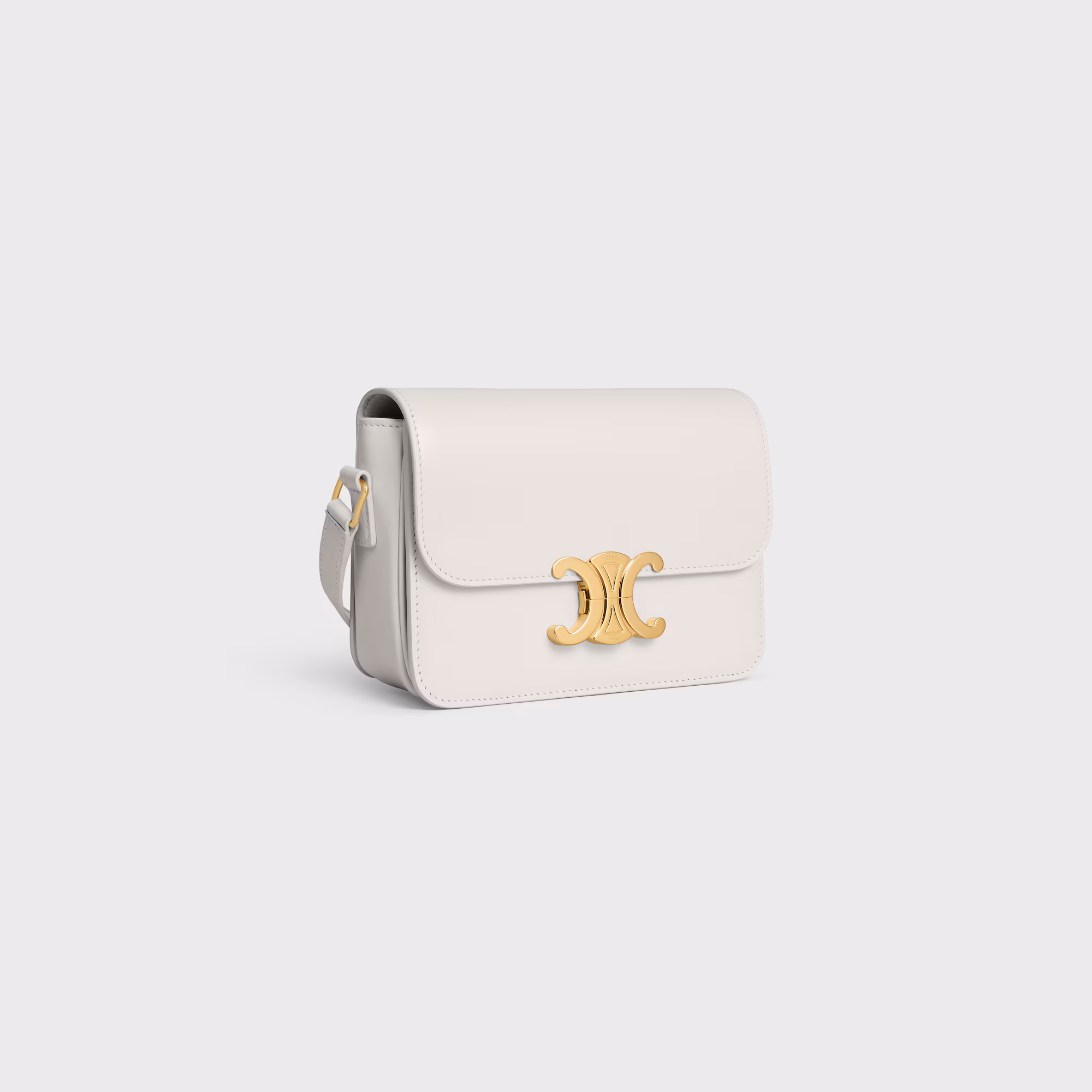Teen Triomphe Bag In Shiny Calfskin