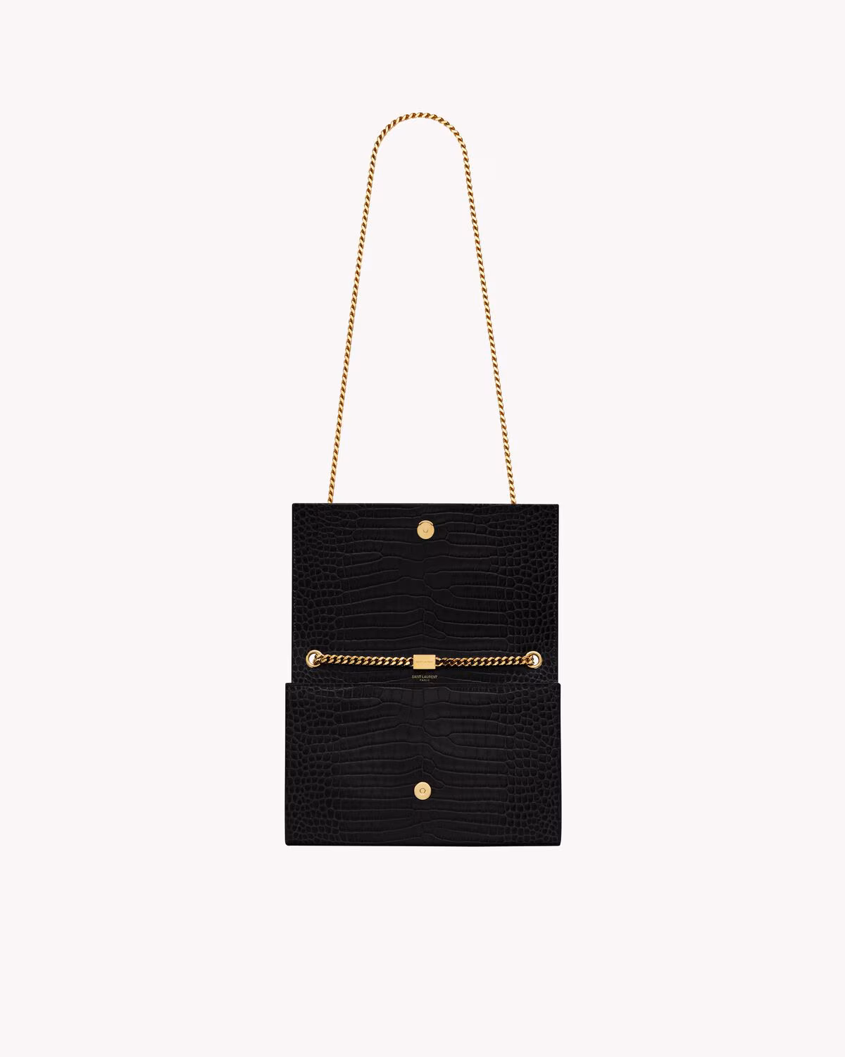 Kate Medium Tassel In Crocodile-Embossed Leather