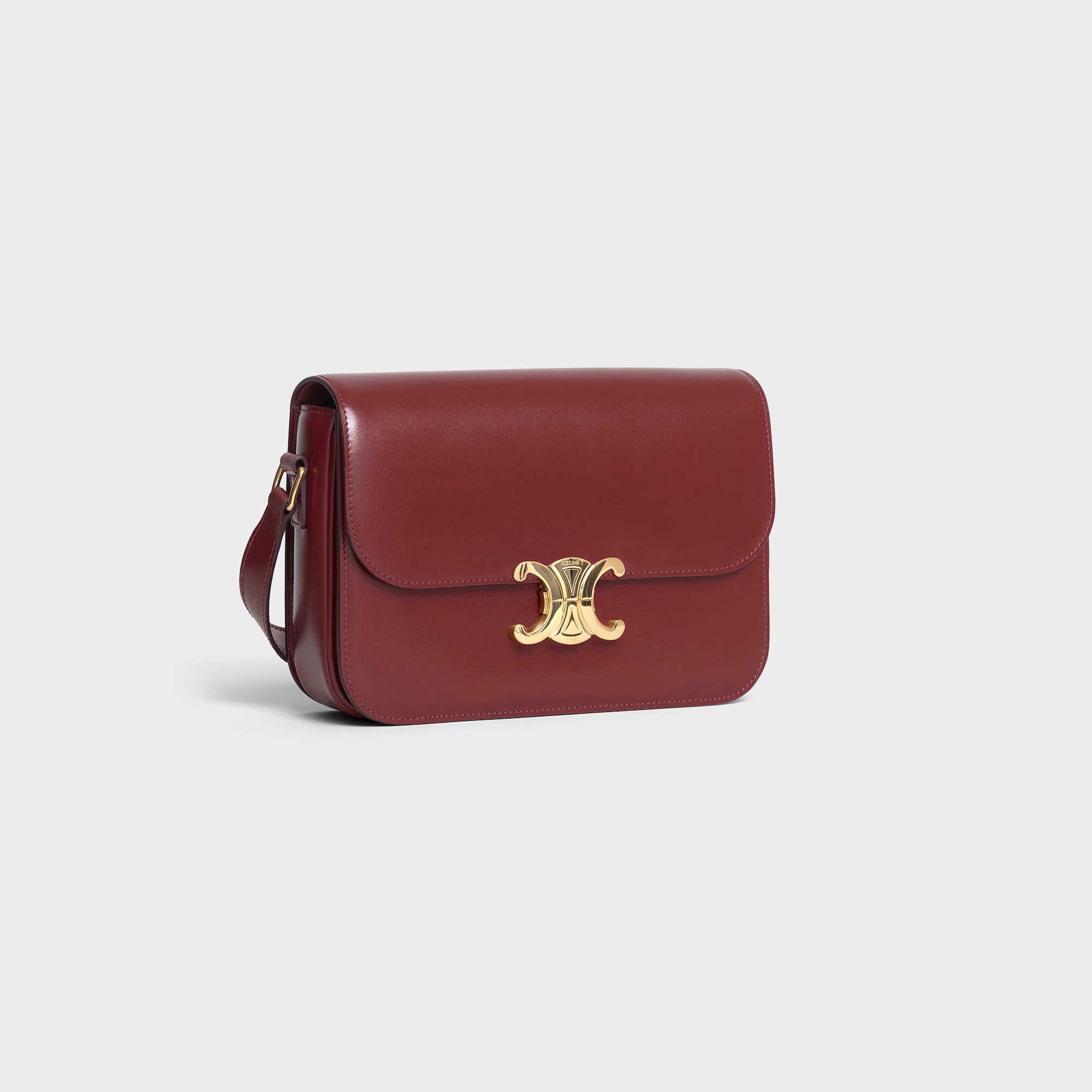 Classique Triomphe Bag In Shiny Calfskin