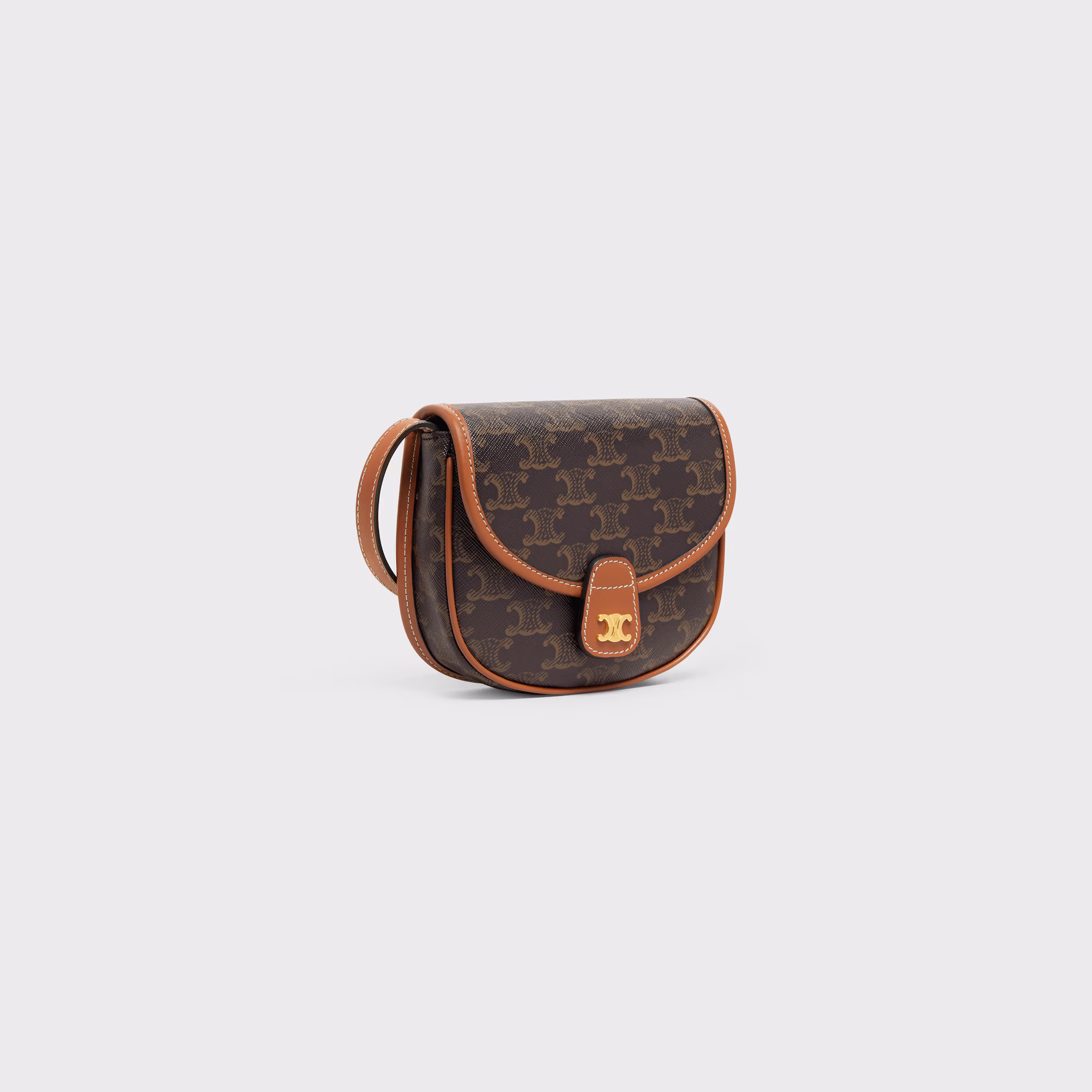 Mini Besace In Triomphe Canvas And Calfskin Mini Besace In Triomphe Canvas And Calfskin