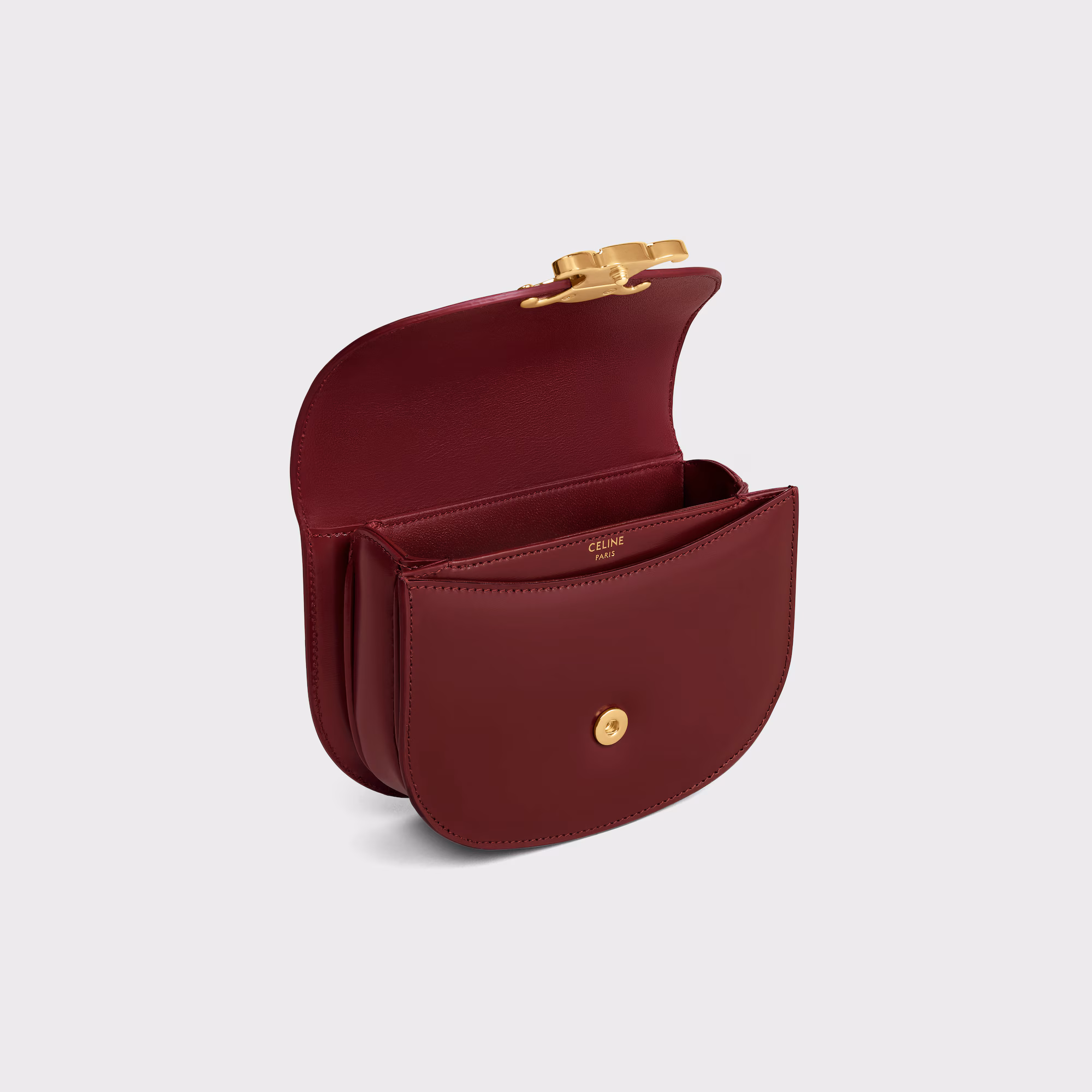 Mini Besace Clea In Shiny Calfskin