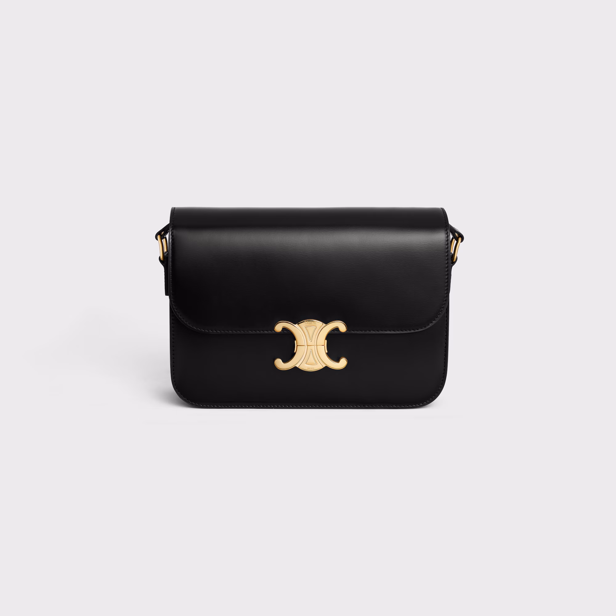 Classique Triomphe Bag In Shiny Calfskin