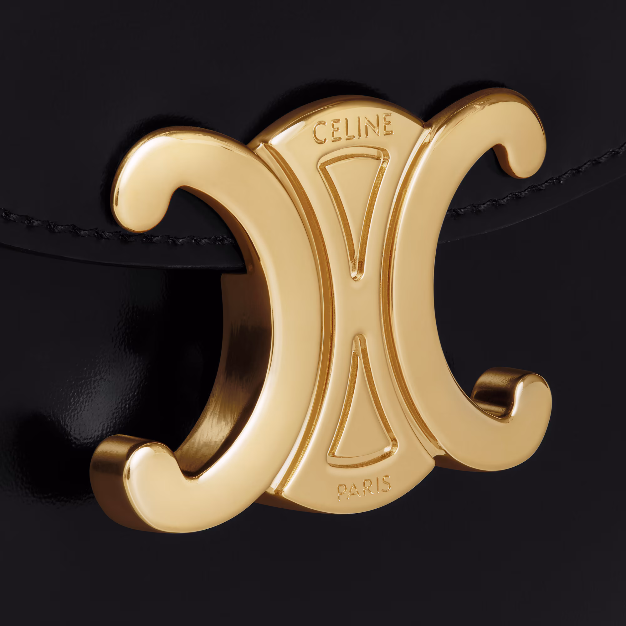 Mini Besace Clea In Shiny Calfskin