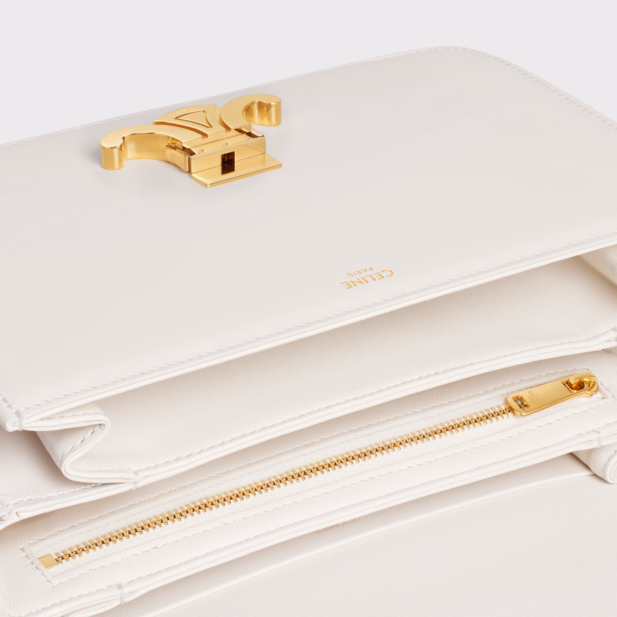 Classique Triomphe Bag In Shiny Calfskin